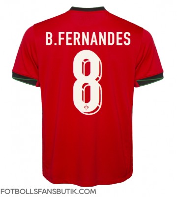 Portugal Bruno Fernandes #8 Replika Hemmatröja EM 2024 Kortärmad